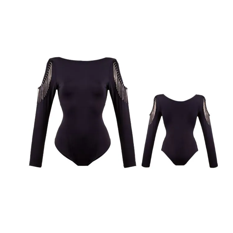 Glitter Body  - Noir strass L/XL
