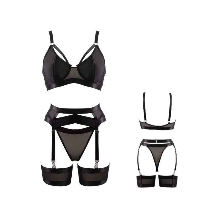 Agathe Ensemble Noir - S/M