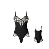 Flirty - Body noir dentelle- L/XL