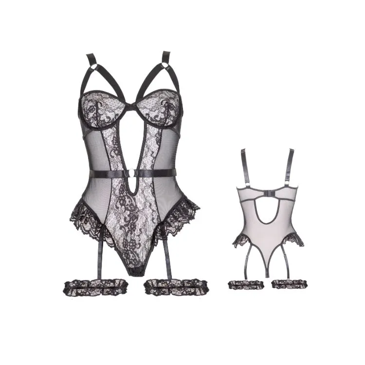 Iconic guepière Noir