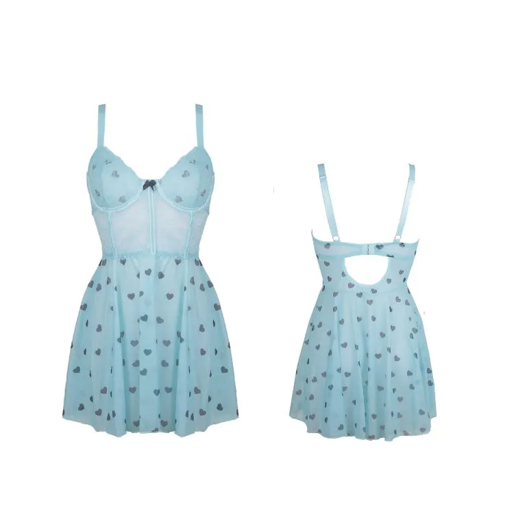 Iseult NuisetteTurquoise coeur - S/M