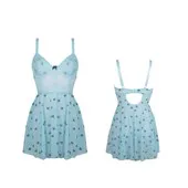 Iseult NuisetteTurquoise coeur - S/M