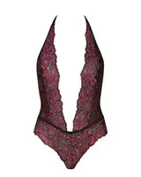 Adele Body ouvert Dentelle ROSE -L/XL