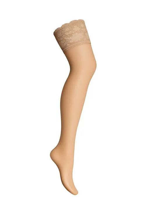 LOUISE - Bas Autofixant BEIGE