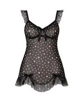 Betty Nuisette Noir  Coeur - L/XL