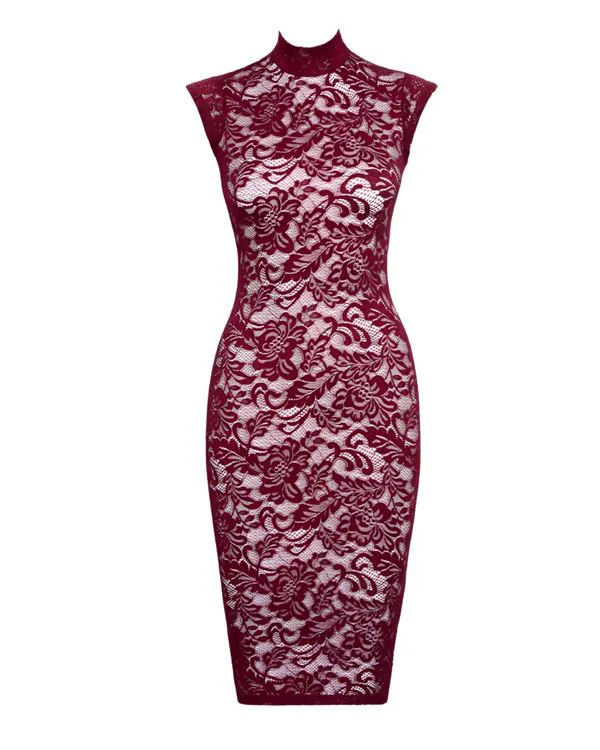 Cheyenne Robe dentelle bdx