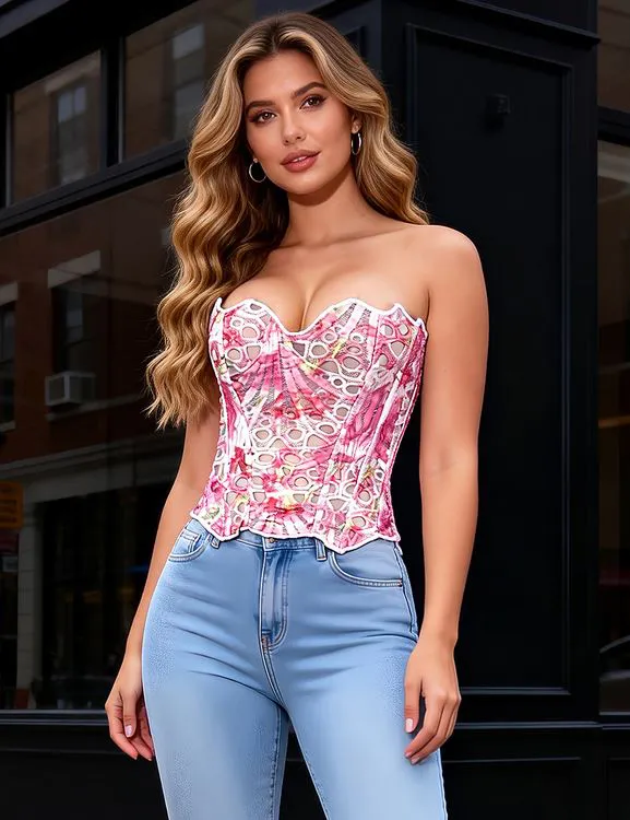 Abby Corset Rose