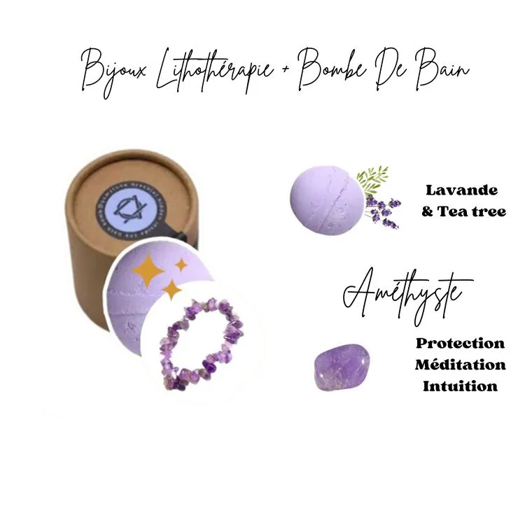 T'Précieuse - Bain lithothérapie- AMETHYSTE