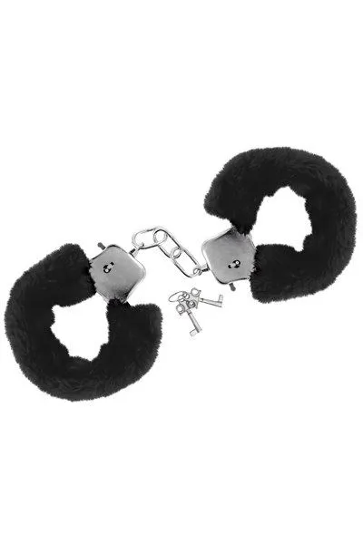 Menottes Fourrure Noire