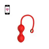 Ruby Twirls - APP Boule de geisha rouge