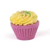 Cupcake - Crème fouettée/Rhubarbe