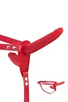 Gode ceinture Double Red