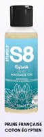 S8 - Huile de massage 50mL - Coton prune
