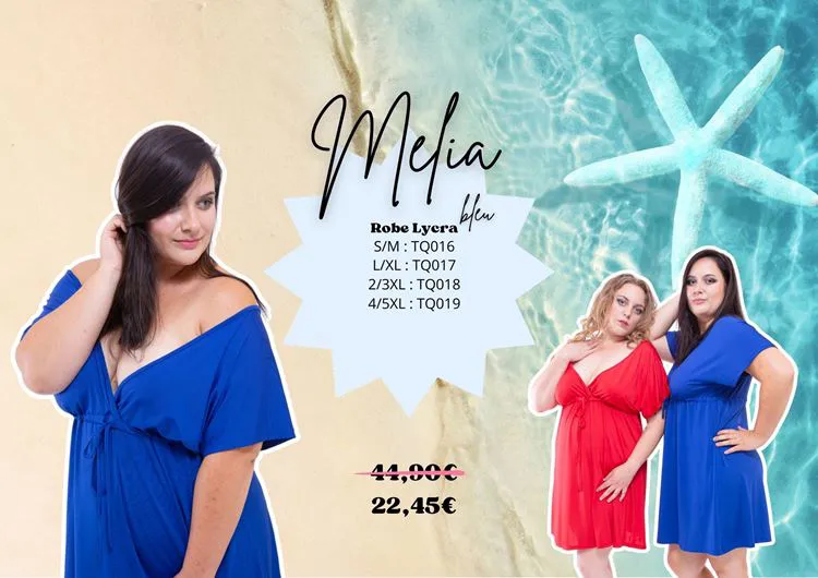 Melia Bleu S/M - SOLDES