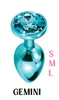 GEMINI - Plug Metal Bleu S
