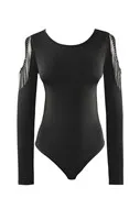Glitter - Body Noir Strass 1