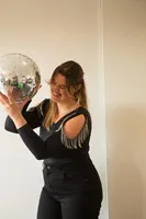 Glitter - Body Noir Strass 5