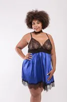 Bari Bleu - Nuisette satiné 3