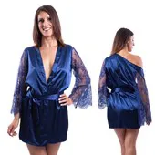 Segovie Bleu- Peignoir 1
