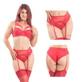 MARSALI rouge - Porte-jaretelles 1