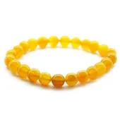 Bracelet Lithotérapie - Cristal de Miel