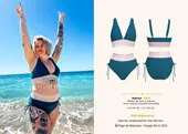 Sabrina - Maillot de bain 2p turquoise